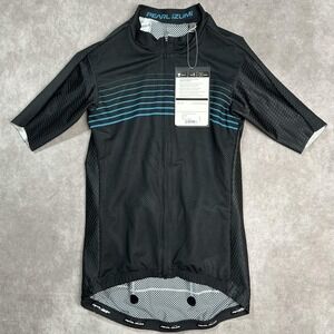 Nwt Pearl Izumi Men's MEDIUM PURSUIT BLACK SPEED MESH JERSEY Race Fit CYCLING